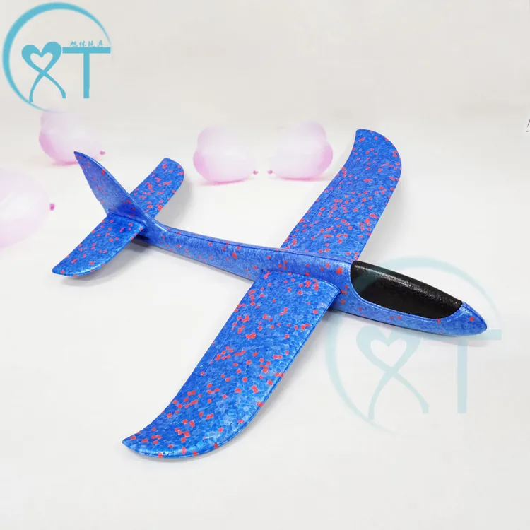 手抛飞机泡沫飞机滑翔EPP泡沫回旋飞机儿童拼装航模玩具户外