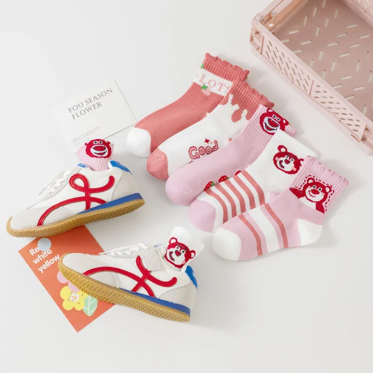 秋冬款儿童袜子女童袜子宝宝袜小童中大童男童学生透气中筒袜ins