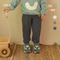 papa爬爬冬季儿童裤子男女宝宝登山绒加绒卫裤百搭潮