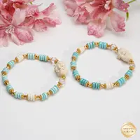 【小北珠宝】绿松石DIY单圈手串【多样性发一件】19-WH236X119