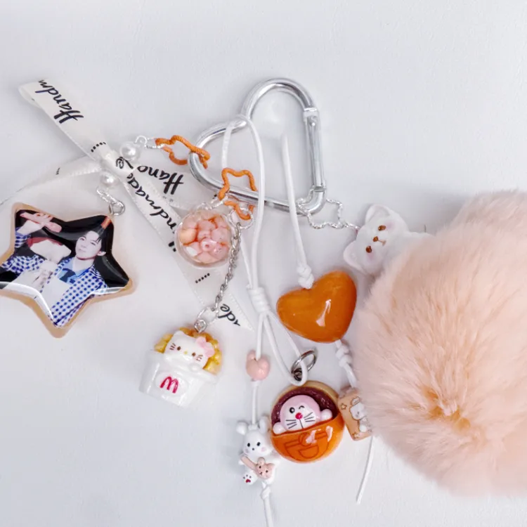 DIY卡通包包手机挂饰  直播间选款 选3个  发货后退单补5邮费