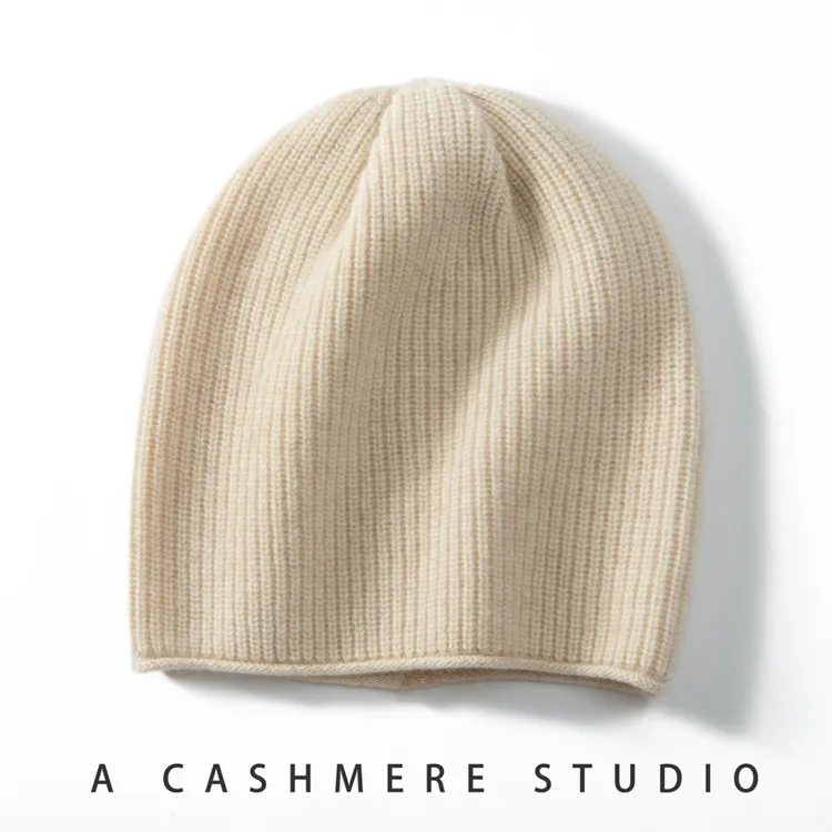 【凌云推荐】纯山羊绒时尚休闲包头帽保暖帽纯色帽子秋冬ps-1026