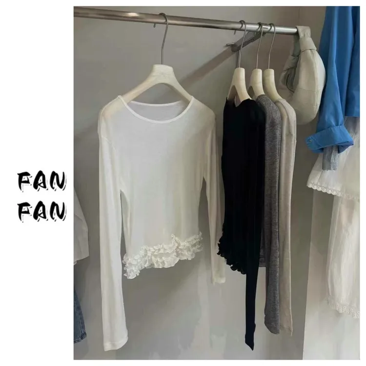 FANFAN 【轻薄透气】简约打底衫