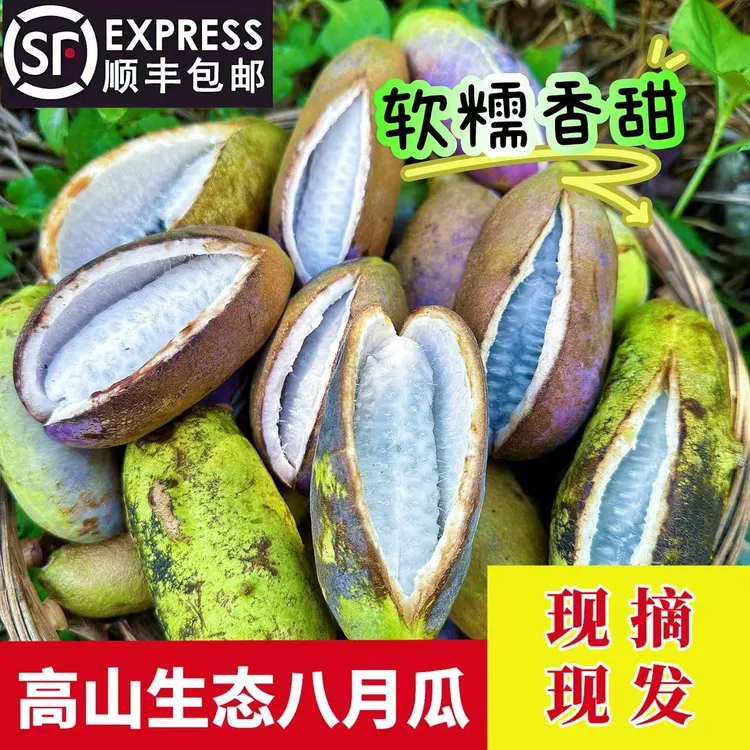 贵州八月瓜特产深山种植炸童年美味应季孕妇软糯水果顺丰包邮