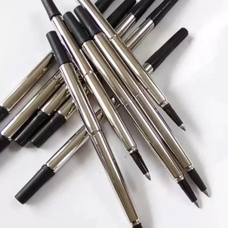 通用水性宝珠笔签字笔笔芯0.5/0.7mm黑色走珠可替换笔芯