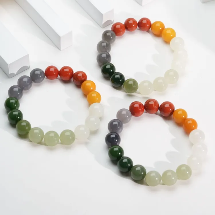 【小北严选】和田玉DIY手串约11mm+17颗【多样性发一件】-AH10X1097