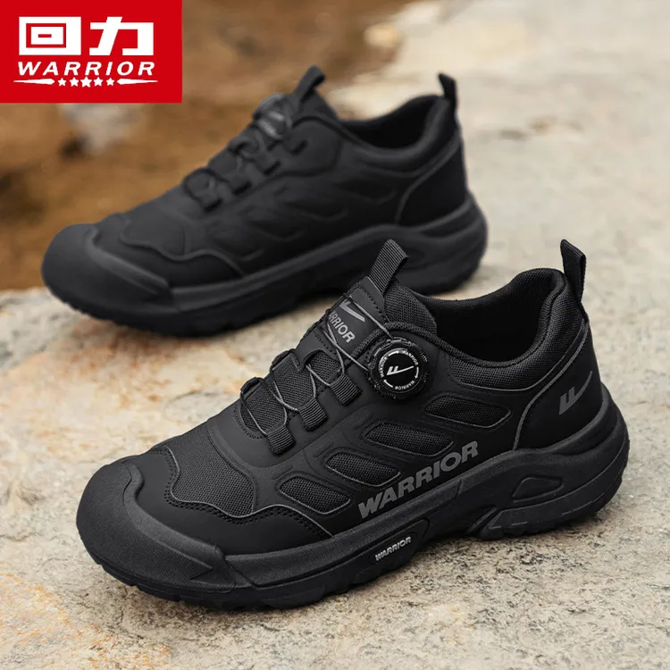 回力男鞋2025新款冬季工作上班干活劳保鞋户外防滑耐磨徒步登山鞋