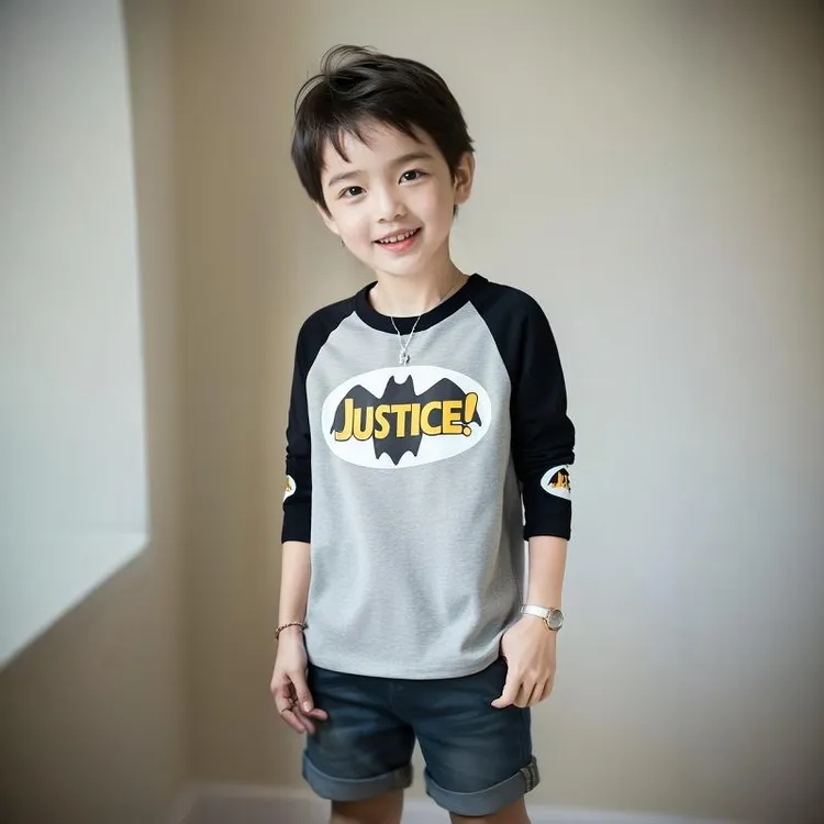2025新款韩版童装秋装新品儿童长袖T恤男童纯棉打底衫宝宝服装潮