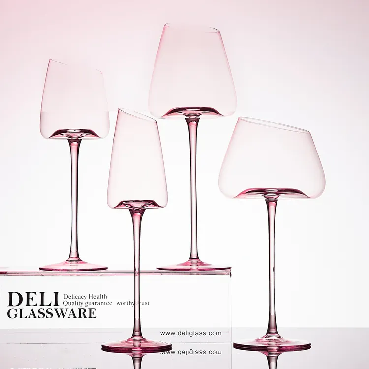 火烈鸟水晶红酒杯套装家用高档轻奢高脚杯创意酒具高颜值香槟杯子