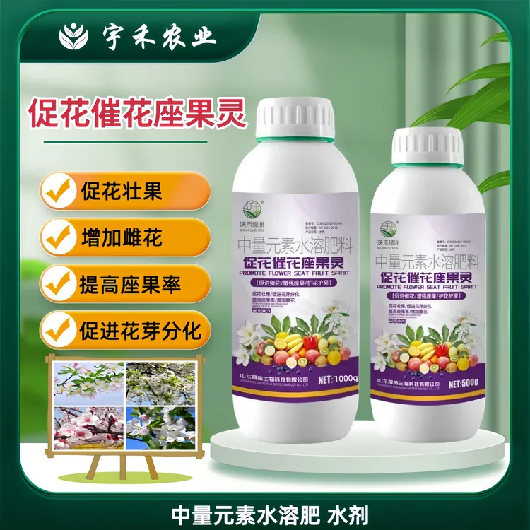促花摧花座果灵龙眼荔枝蔬菜果树提高花开座果率叶面肥商品图