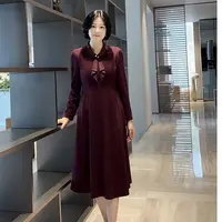 时尚百搭休闲女士连衣裙4110-1