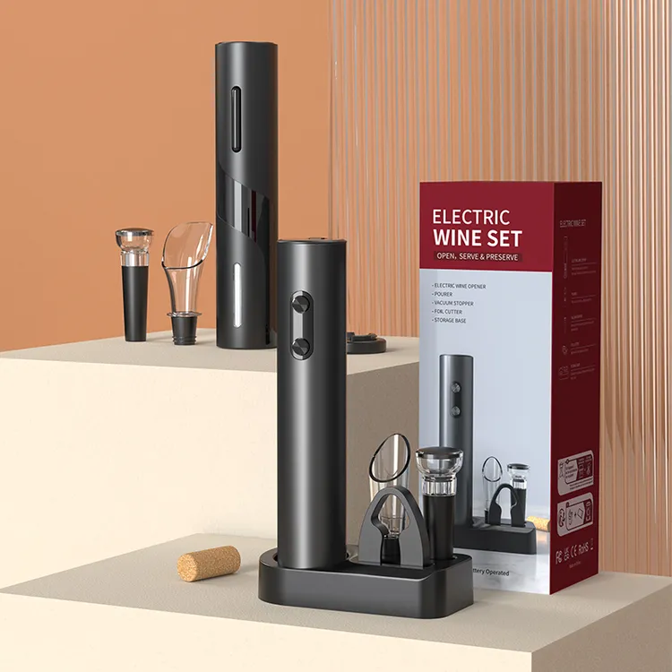 CLITON电动红酒开瓶器酒具套件家用全自动开酒神器酒塞起瓶器