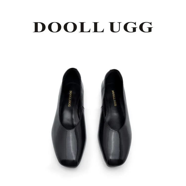 DOOLLUGG  【芯片】春夏季新款钢琴烤漆玛丽珍真皮时尚女鞋