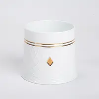 「ZM」时来运转杯 星罗棋布 白色镶金 280ml
