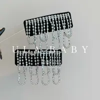 【喜儿ula】10-10-4「苗疆少女」复古气质链条流苏小众刘海边夹