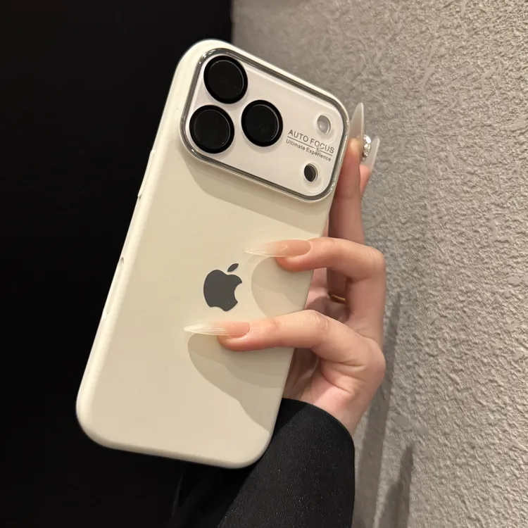 高级纯色大视窗适用苹果17promax手机壳个性iPhone16新款15创意14