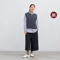 无印良品 MUJI 女式使用安第斯羊毛背心针织开衫女装25年秋季新品