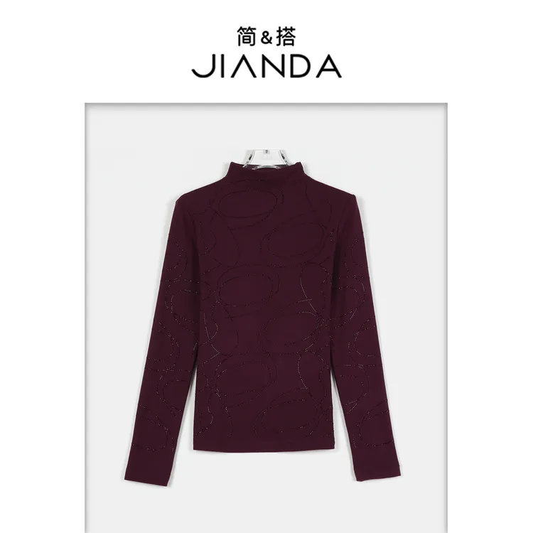 简&搭【千屿Sheila】“魔法水晶”无花果上衣254-SY/1210-5500760