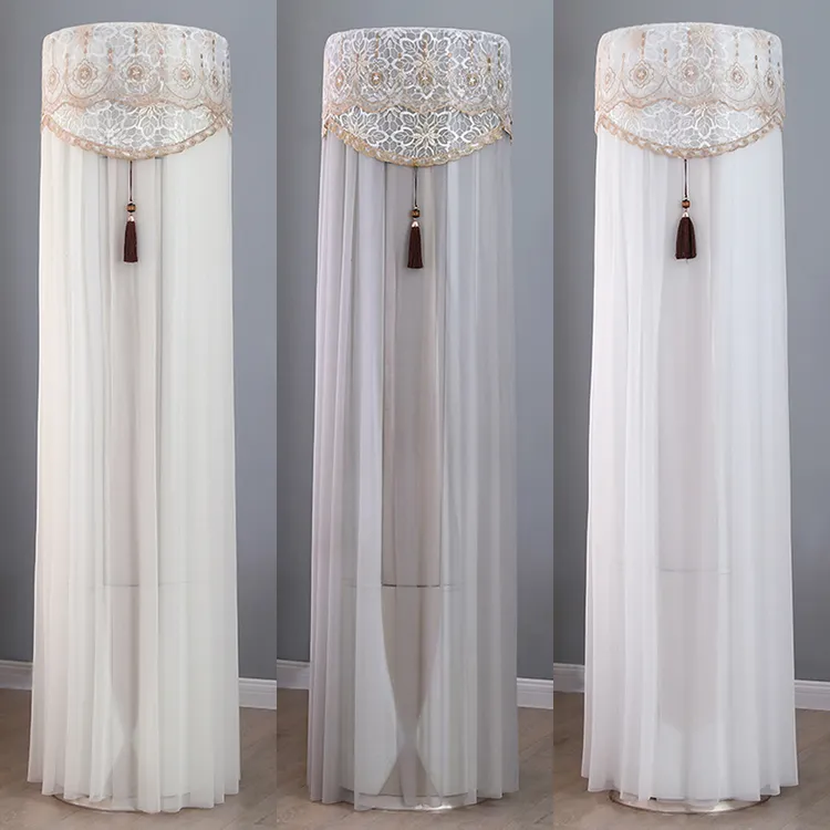 空调罩套柜机圆形圆柱格力客厅美的海尔柜式奥克斯立式空调防尘罩