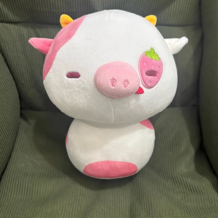 超萌嘟嘟蘑菇草莓猪毛绒玩具玩偶送女友安抚娃娃送闺蜜礼物