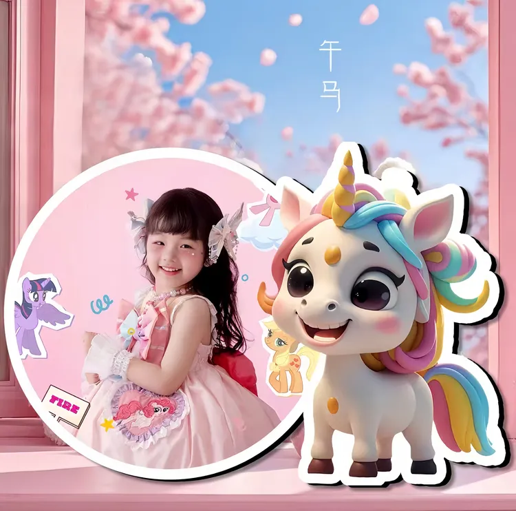 新款十二生肖相框摆台定制免费洗照片冲印宝宝儿童周岁生肖摆台