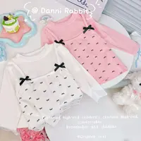 【Dannirabbit】*春日来袭+百搭设计感*女童假两件打底衫D-A35