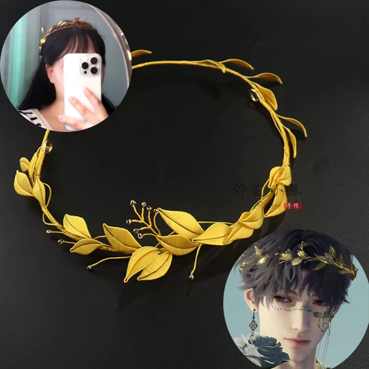 恋与深空奇煜小鱼桂冠缠花材料包小琴手工diy胸针动漫COS求婚饰品