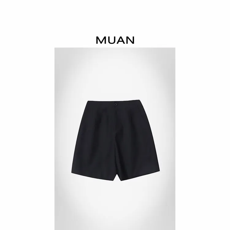 木岸MUAN：《街范中裤》“街拍系列”定百搭阔腿中裤短裤女MG-J011