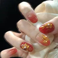 喵公子【灵犀漫舞】【非遗掐丝重工款】纯手工穿戴甲可拆卸美甲光疗甲