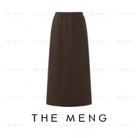 THE MENG【漫曲】气质精梳新疆棉直筒H版极简显瘦半身裙#M243Q0036
