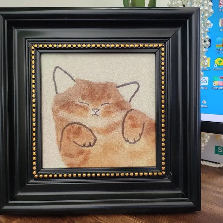 砂岩法式复古高级艺术客厅卧室餐厅小众壁画装饰画美式挂画玄关L