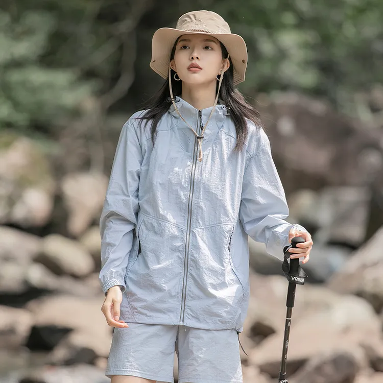 冰丝防晒衣夏季新款男女款透气百搭防晒服防紫外线情侣款皮肤衣