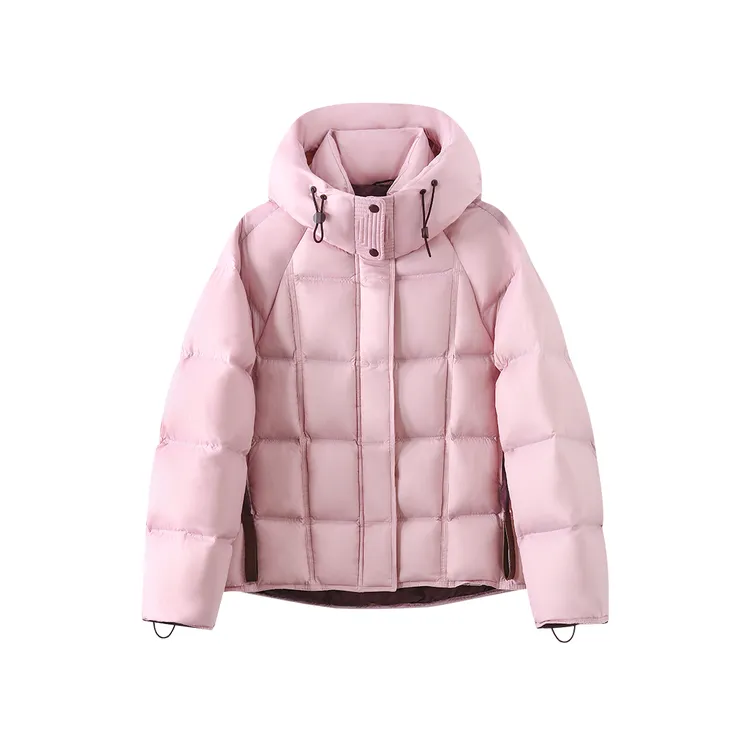 25年撞色系列天花板短款羽绒服新国标90白鸭绒冬季长袖YYM104