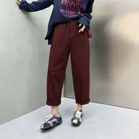 大码女装休闲裤女120斤到240斤胖妹妹大腿粗屁股大显瘦裤子哈伦裤