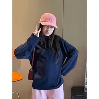 YUUKO 中领宽松内搭外穿长袖T恤—25134