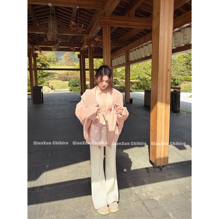 「必备神裤」秋季时尚气质百搭小众洋气潮流减龄休闲裤QXQ5XXK7235A