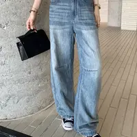 lo*we幂姐牛仔"美国进口匹马棉亚麻/黑标土耳其bossa牛仔弯刀裤