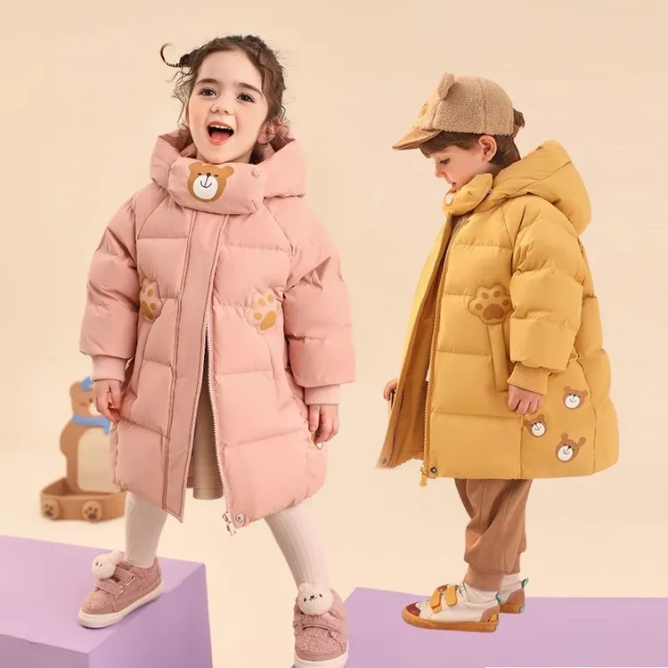 2025新款儿童中长款羽绒服婴幼儿宝宝加厚保暖外套