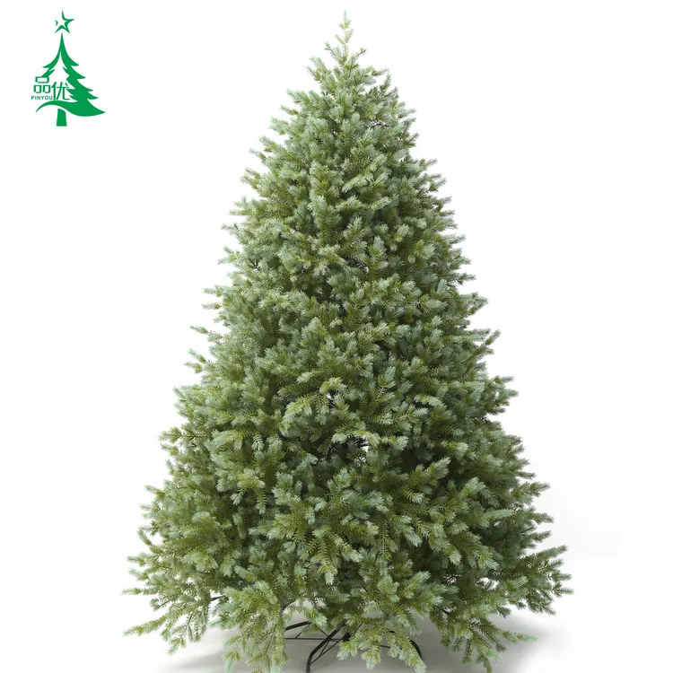 厂家直销 全PE加密圣诞树 高档双色PE圣诞树 加圣诞装饰品配件