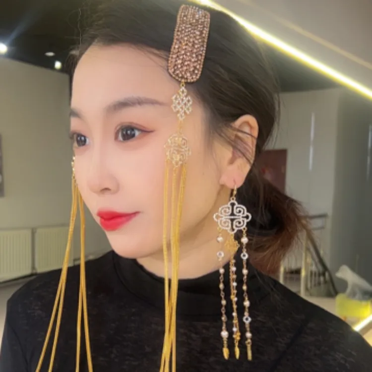 民族风长宽连体发卡