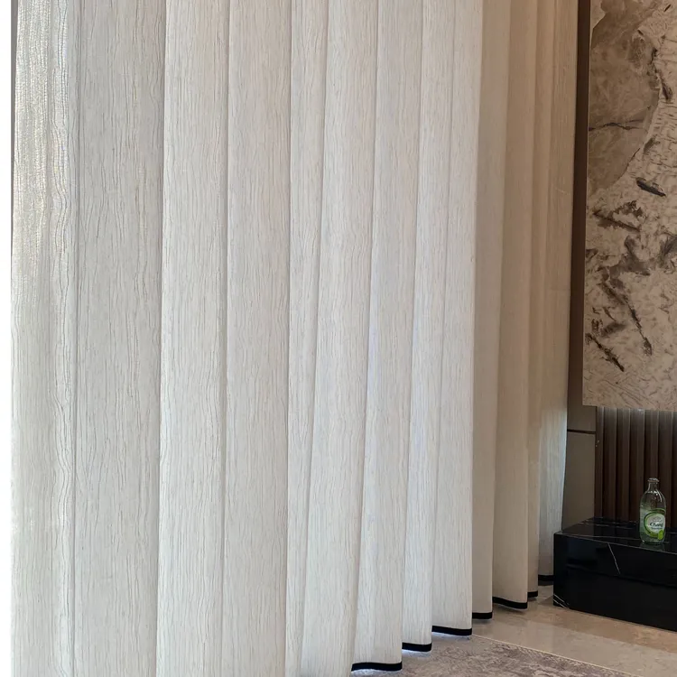 众华原版扶风纱法式客厅阳台亚麻纱纱帘窗帘透光不透人中古风