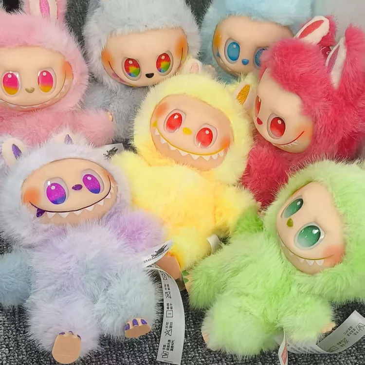 拉不拉毛绒公仔盲盒多巴胺玩偶潮玩爆款挂件可爱宝宝布布di
