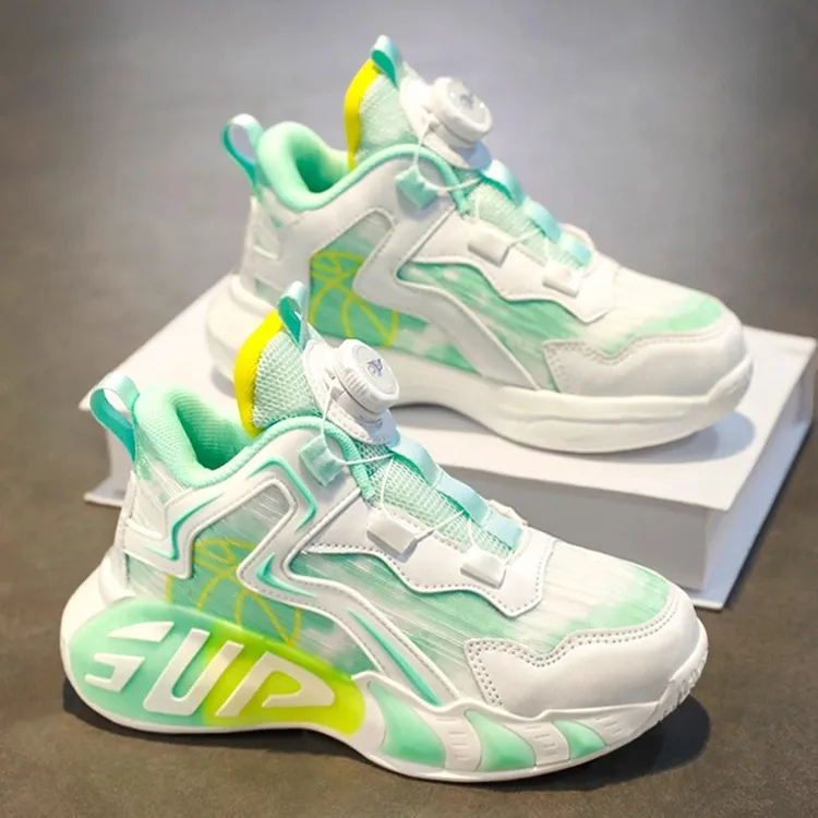 36l℃断码男童运动鞋2025秋季新款皮面防滑耐磨儿童篮球鞋防水训练