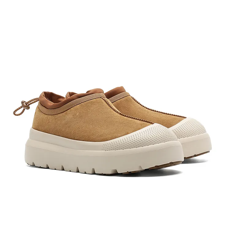 冬季保暖增高时尚雪地靴一脚蹬舒适百搭潮流雪地靴加绒厚底潮鞋