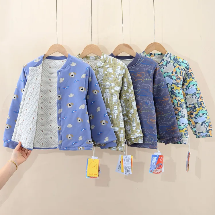 【清仓】【爱啦爱啦】三层夹棉儿童夹棉校服神器棉袄上衣内胆110-180