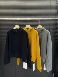 仓美美女装-半拉链连帽欧货卫衣