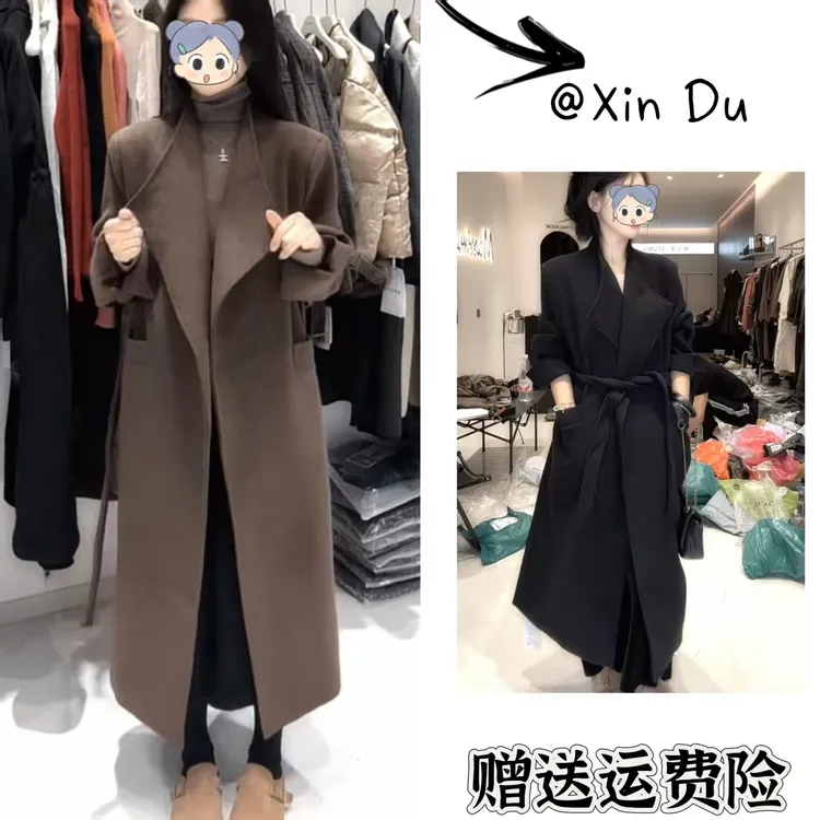 2025秋季新款时尚显瘦气质女士网红洋气风衣百搭款D23838