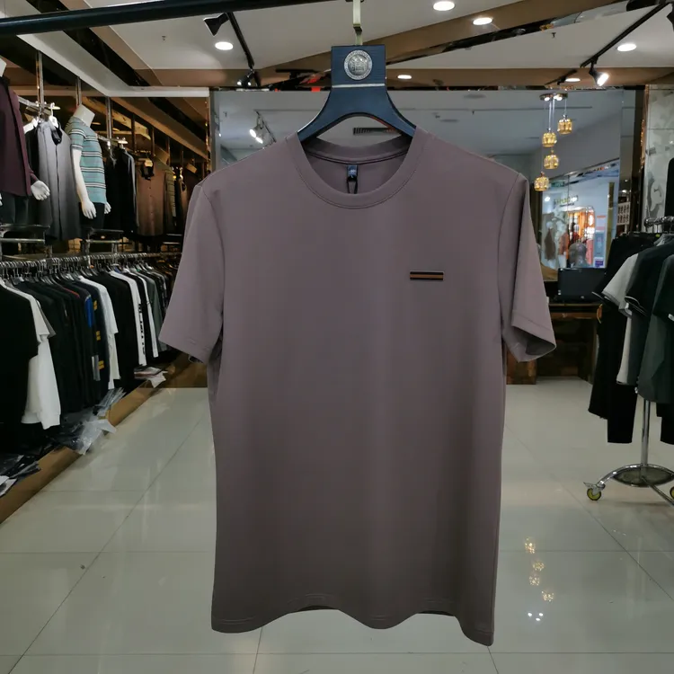标准水洗短袖夏季青年圆领T恤运动休闲速干百搭商务半袖户外