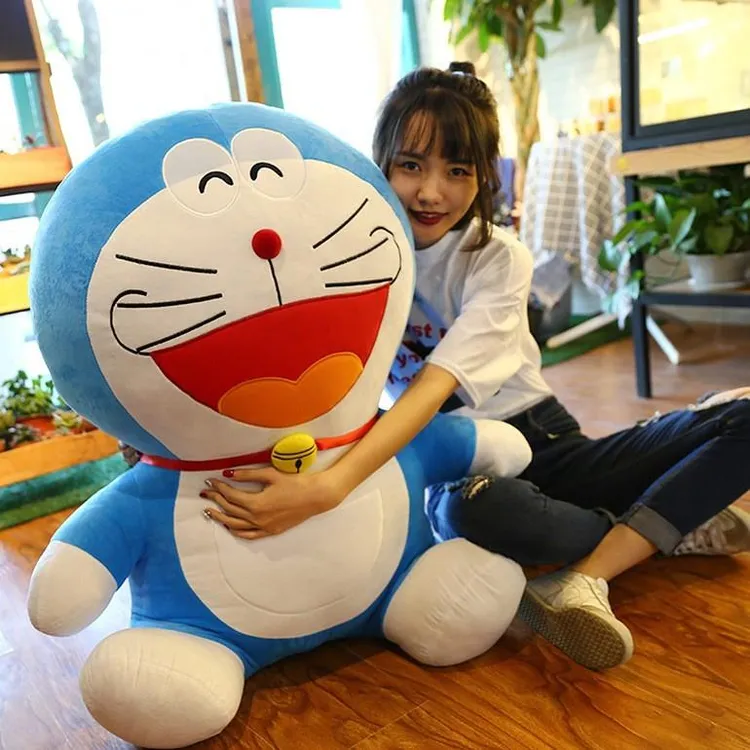 哆啦a梦玩偶公仔毛绒玩具婴儿睡觉叮当猫大号抱枕生日礼物机器猫