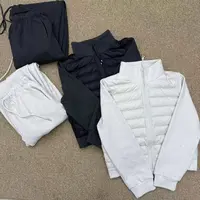 静静推荐 冬季新款时尚气质显瘦拼接羽绒服3355